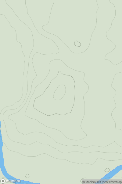 Thumbnail image for Breinton Common showing contour plot for surrounding peak