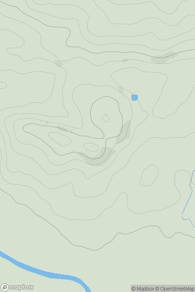 Thumbnail image for Hollow Linkhill showing contour plot for surrounding peak