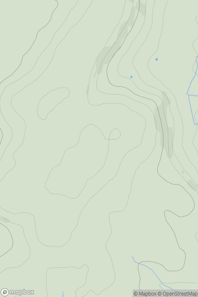 Thumbnail image for Chargy Hill showing contour plot for surrounding peak