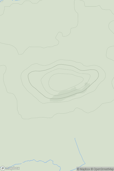 Thumbnail image for Dripshill showing contour plot for surrounding peak