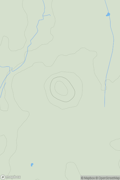 Thumbnail image for Catsbury Hill showing contour plot for surrounding peak