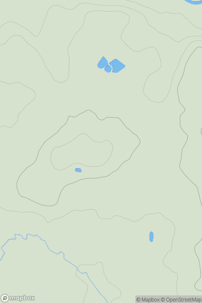 Thumbnail image for Bush Hill showing contour plot for surrounding peak