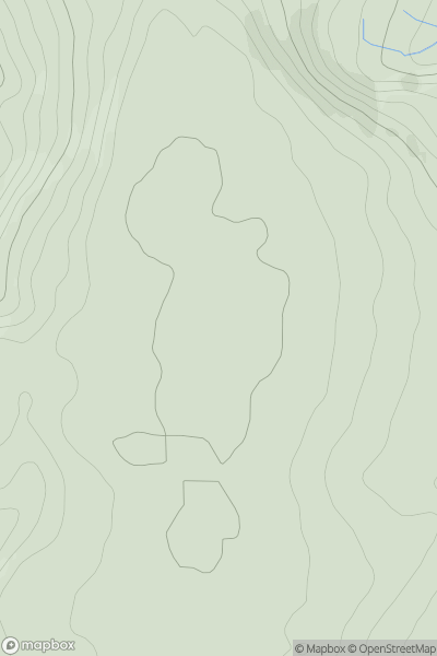 Thumbnail image for Shenberrow Hill showing contour plot for surrounding peak