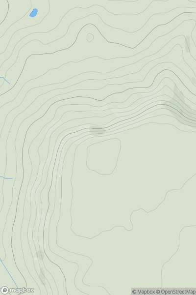 Thumbnail image for Leckhampton Hill showing contour plot for surrounding peak