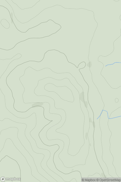 Thumbnail image for Chapman's Hill showing contour plot for surrounding peak