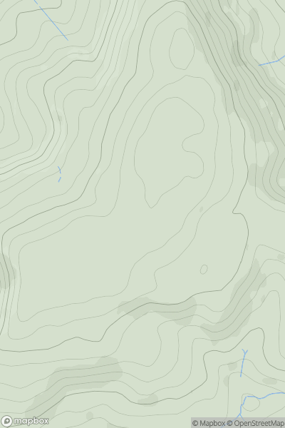 Thumbnail image for High Brotheridge showing contour plot for surrounding peak
