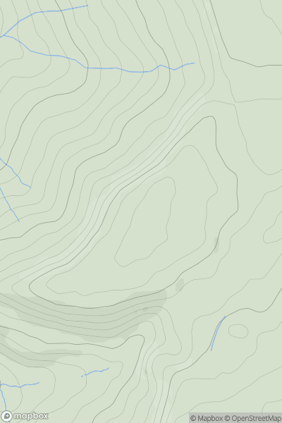 Thumbnail image for Crickley Hill showing contour plot for surrounding peak