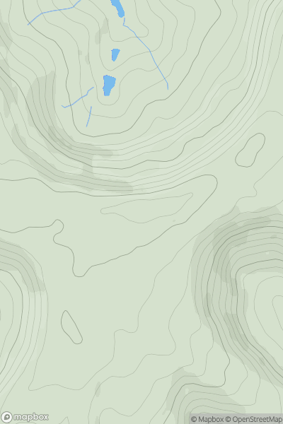 Thumbnail image for Scottsquar Hill showing contour plot for surrounding peak