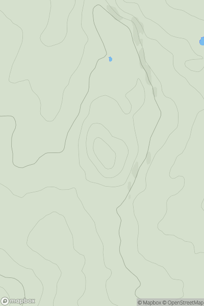 Thumbnail image for Wren's Nest showing contour plot for surrounding peak