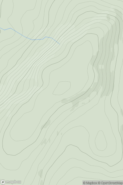 Thumbnail image for Pibble Hill showing contour plot for surrounding peak