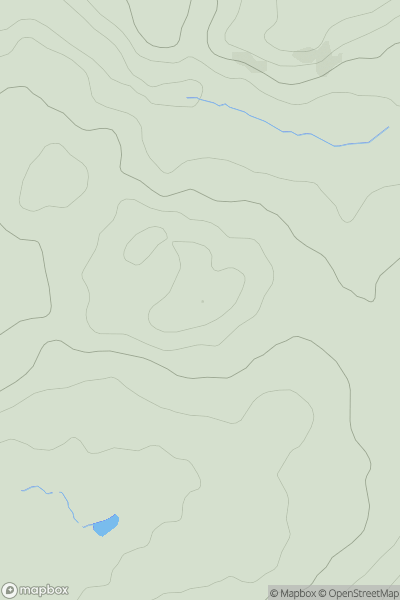 Thumbnail image for Hednesford Hills showing contour plot for surrounding peak