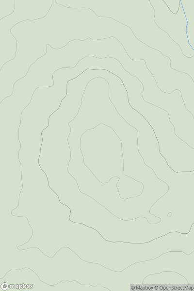 Thumbnail image for Bawdon Castle showing contour plot for surrounding peak