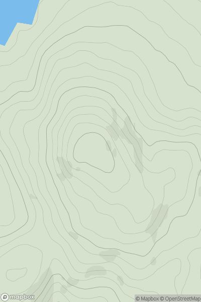Thumbnail image for Bengray showing contour plot for surrounding peak