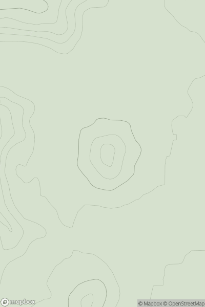 Thumbnail image for Shenlow Hill showing contour plot for surrounding peak