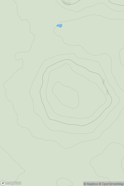 Thumbnail image for Sharman's Hill showing contour plot for surrounding peak