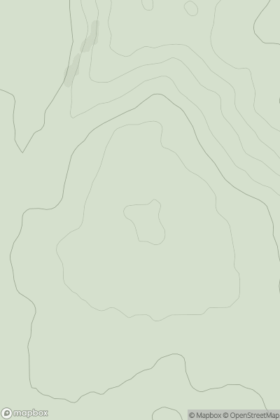 Thumbnail image for Clapton Hill showing contour plot for surrounding peak