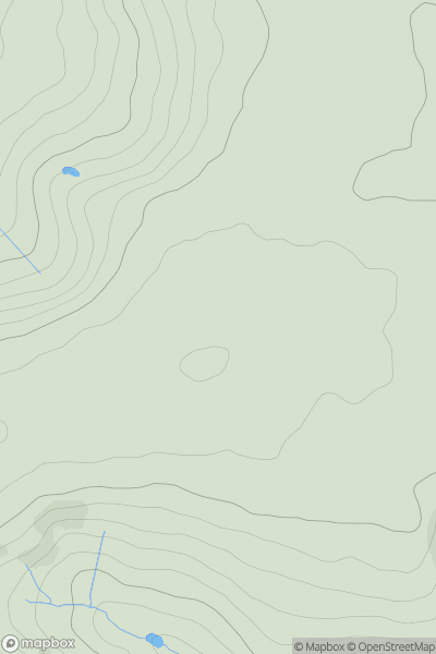 Thumbnail image for Tog Hill showing contour plot for surrounding peak