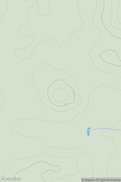 Thumbnail image for Colborough Hill showing contour plot for surrounding peak