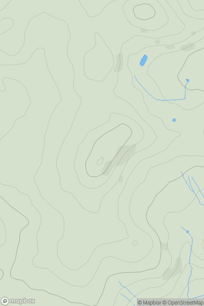 Thumbnail image for Old John Tower showing contour plot for surrounding peak