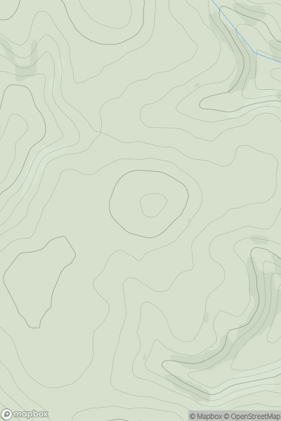 Thumbnail image for Henley Hill showing contour plot for surrounding peak