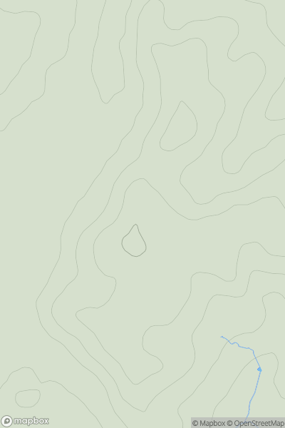 Thumbnail image for Launde Hill showing contour plot for surrounding peak