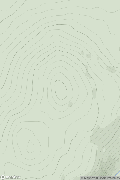 Thumbnail image for Carlock Hill showing contour plot for surrounding peak