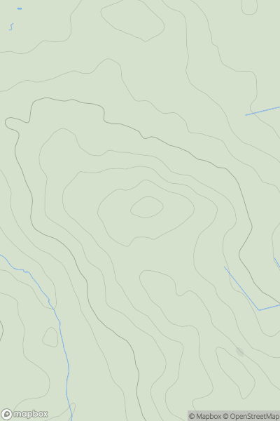 Thumbnail image for Ives Head showing contour plot for surrounding peak