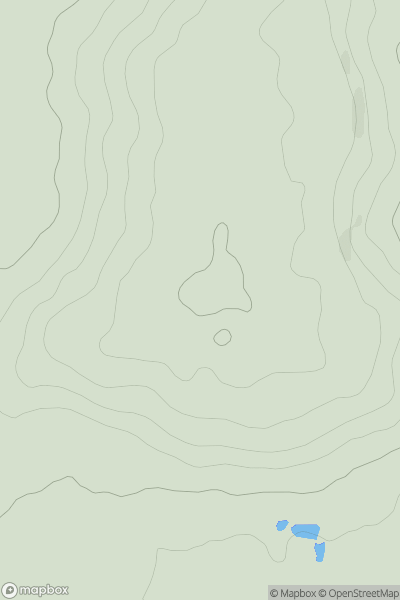 Thumbnail image for Borough Hill showing contour plot for surrounding peak