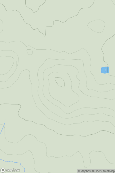 Thumbnail image for Newnham Hill showing contour plot for surrounding peak