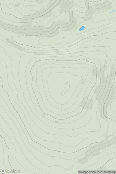 Thumbnail image for Little Solsbury Hill showing contour plot for surrounding peak
