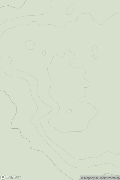 Thumbnail image for Thenford Hill showing contour plot for surrounding peak