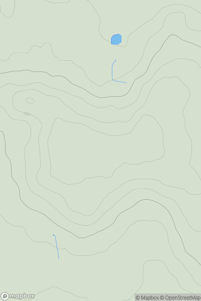 Thumbnail image for Everdon Hill showing contour plot for surrounding peak