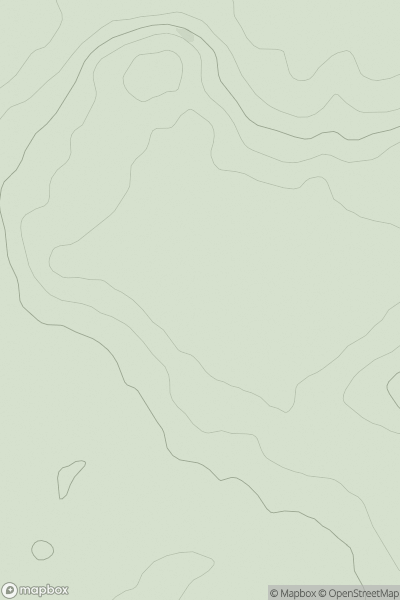 Thumbnail image for Upper Wardington Hill showing contour plot for surrounding peak