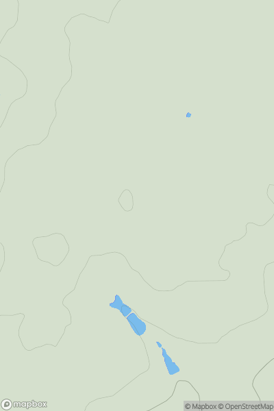Thumbnail image for Waltham on the Wolds Hill showing contour plot for surrounding peak
