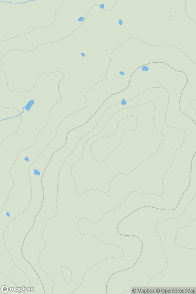 Thumbnail image for Newbourne Hill showing contour plot for surrounding peak