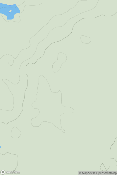 Thumbnail image for Buckminster Hill showing contour plot for surrounding peak