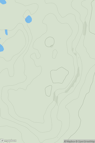 Thumbnail image for The Devil's Dressing Room showing contour plot for surrounding peak