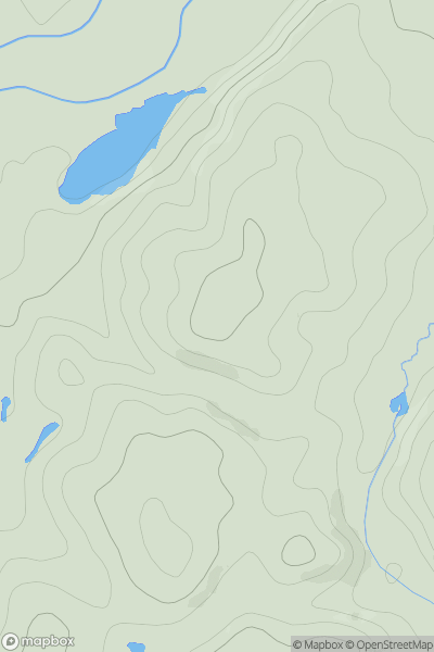 Thumbnail image for Satnall Hills showing contour plot for surrounding peak