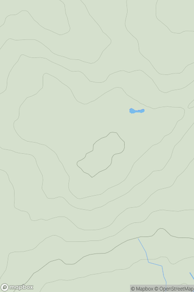 Thumbnail image for Deacons Hill showing contour plot for surrounding peak