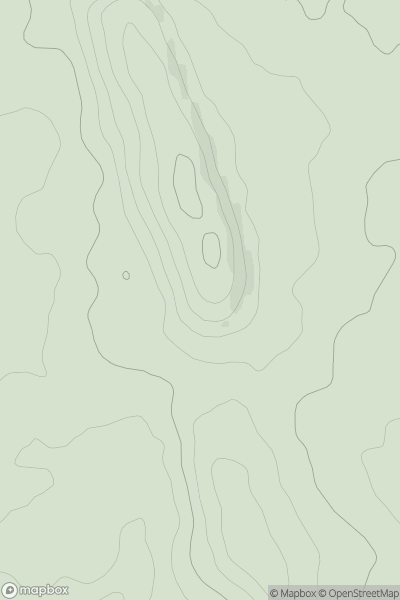 Thumbnail image for Ridgehill showing contour plot for surrounding peak