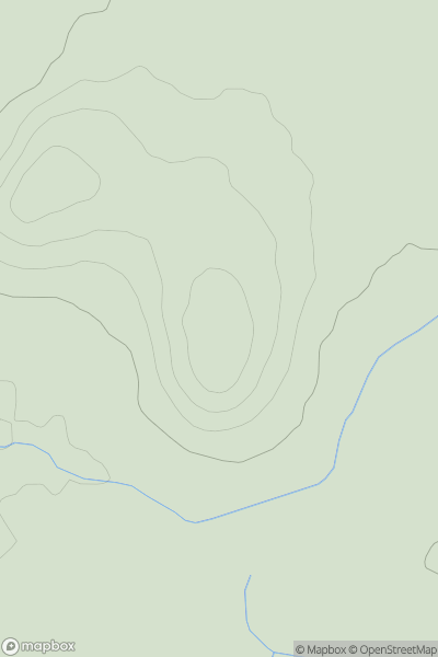 Thumbnail image for Southend Hill showing contour plot for surrounding peak