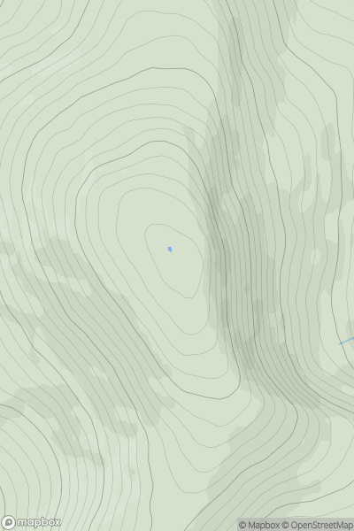 Thumbnail image for Cairnsmore of Carsphairn showing contour plot for surrounding peak