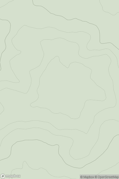 Thumbnail image for Idlicote Hill showing contour plot for surrounding peak