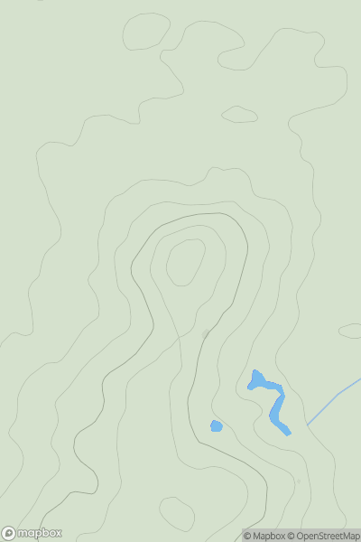 Thumbnail image for Harrow on the Hill showing contour plot for surrounding peak
