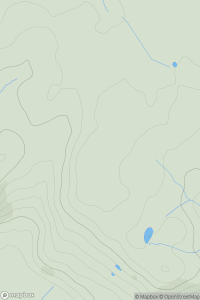 Thumbnail image for Swines Hill showing contour plot for surrounding peak