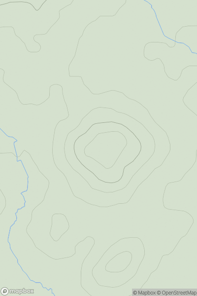 Thumbnail image for Prestley Hill showing contour plot for surrounding peak