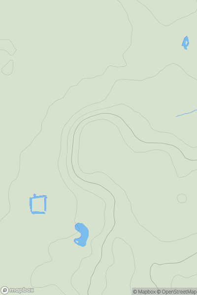 Thumbnail image for Rous Lench Hill showing contour plot for surrounding peak