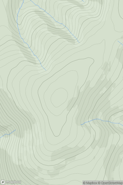 Thumbnail image for Lowther Hill showing contour plot for surrounding peak