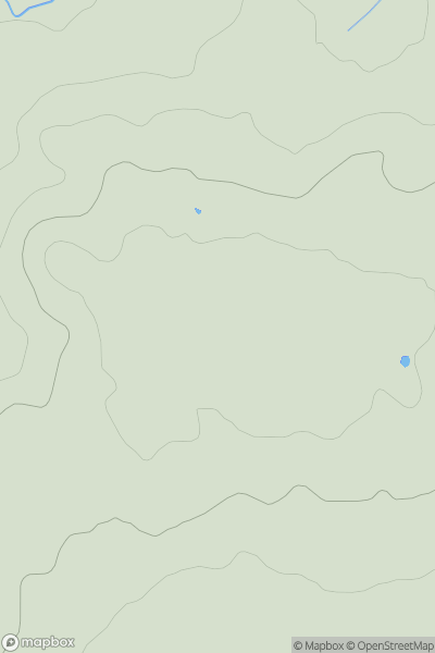 Thumbnail image for Burn Hill showing contour plot for surrounding peak