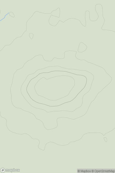 Thumbnail image for Graven Hill showing contour plot for surrounding peak